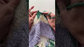 Working on the Enchanted Forest Sweater, Colorwork!