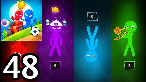 Championship ×5 Stickman Party - 1234 Player - Android Gameplay Walkthrough Part 48