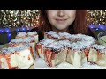 РОЛЛЫ СЛАДКИЕ БАНАН КИВИ  МУКБАНГ |  ROLLS SWEET BANANA KIWI MUKBANG