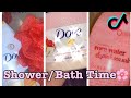 Shower/Bath Routine🌸🛁🚿(no sound literally)