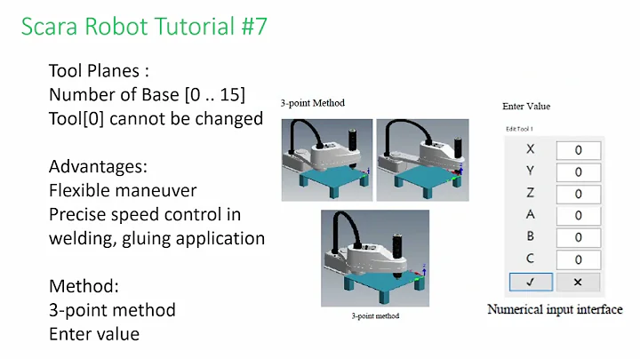 Hướng dẫn sử dụng Robot Scara P7: HIWIN Scara Robot Tutorial 7  Planes and Software Limits
