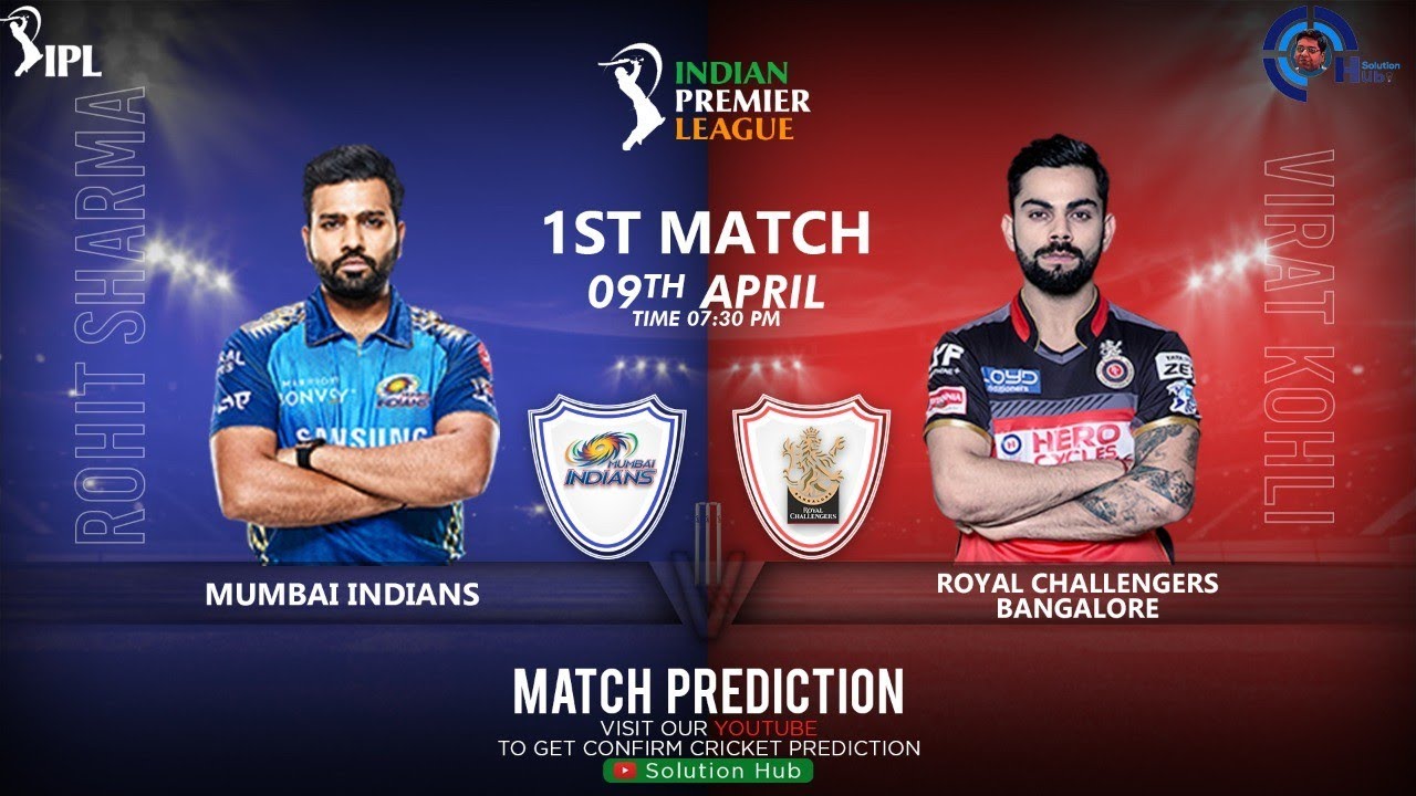 IPL 2021 1st Match Prediction Mumbai Indians vs Royal Challengers Banglore | MI vs RCB | Dream 11