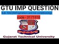 GTU imp questions RAC | Refrigeration and Air Conditioning  gtu imp questions| Gtu imp RAC | Gtu imp