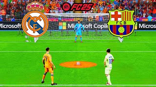 Ronaldo vs Messi (El Clásico) Penalty Shootout Real Madrid vs Barcelona FC 25 🔥🔥🔥