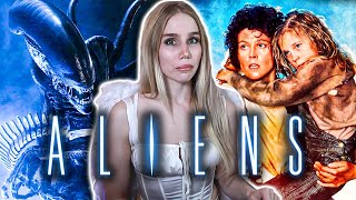 James Cameron Knows How To FREAK US OUT. My First Time Watching *ALIENS*!! MOVIE REACTION! 