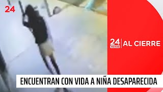 Encuentran con vida a niña de 13 años desaparecida en Estación Central | 24 Horas TVN Chile