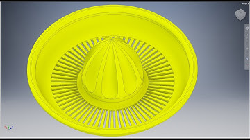 Học inventor cơ bản: Vẽ dụng cụ vắt hoa quả bằng inventor