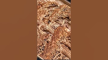 Tranh gỗ tùng hạc đình cao,làm sao cho giống là sống #shosrts