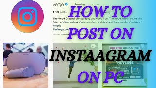 How to Post on Instagram from Computer | How to pPost on Instagram on PC
