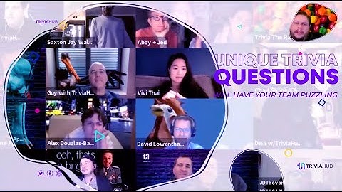 TriviaHub Virtual Events