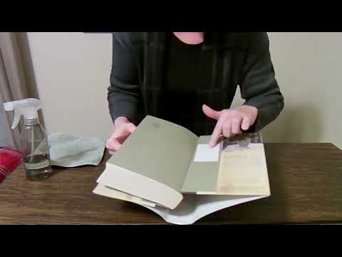 ASMR | Inspecting and Cleaning Library Books | Crinkles (Soft Spoken)