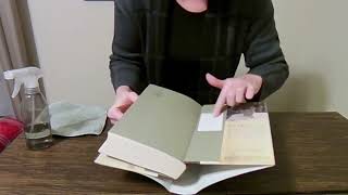 ASMR | Inspecting and Cleaning Library Books | Crinkles (Soft Spoken) screenshot 2