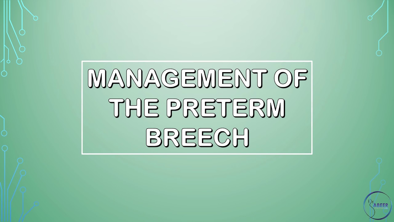 breech presentation management rcog