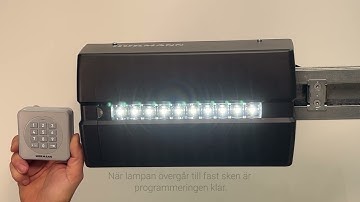 Programmera kodlås till ProMatic 4