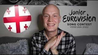 SWEDISH BOY REACTS TO GEORGIA 🇬🇪 - JUNIOR EUROVISION 2022 / MARIAM BIGVAVA - \