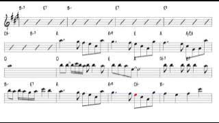 La vie en rose Edith Piaf 1945 Alto Sax