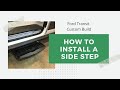 Van Life DIY | Ford Transit Custom Van Conversion | How To Install a Side Step