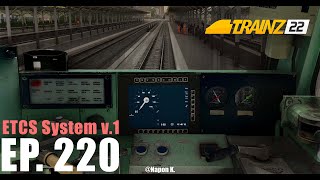 SRT | ทดสอบ ETCS System v1 บนรถจักร Hitachi 8FA-36C ช่วง กท.-บซ. ในเกม TrainZ | EP. 220