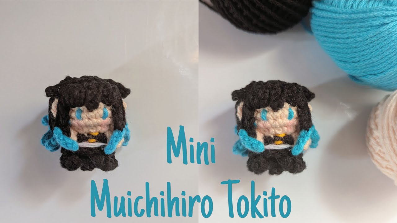Mini Muichiro Tokito a crochet / Tutorial Keychain / crochet tutorial/Kimetsu no Yaiba | Little Hope