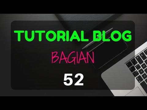 Tutorial Blogger Bagian 52 - Cara Membuat Teks Berjalan atau Marquee di Blog