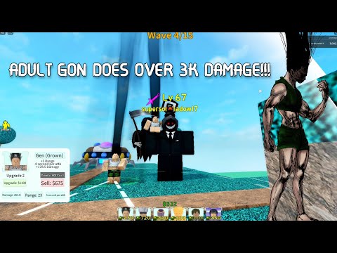 Gen (Final) - Berserk Adult Gon  Roblox: All Star Tower Defense