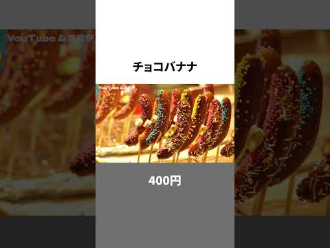 2024年の夏祭り！屋台の価格が高すぎる9選 #shorts