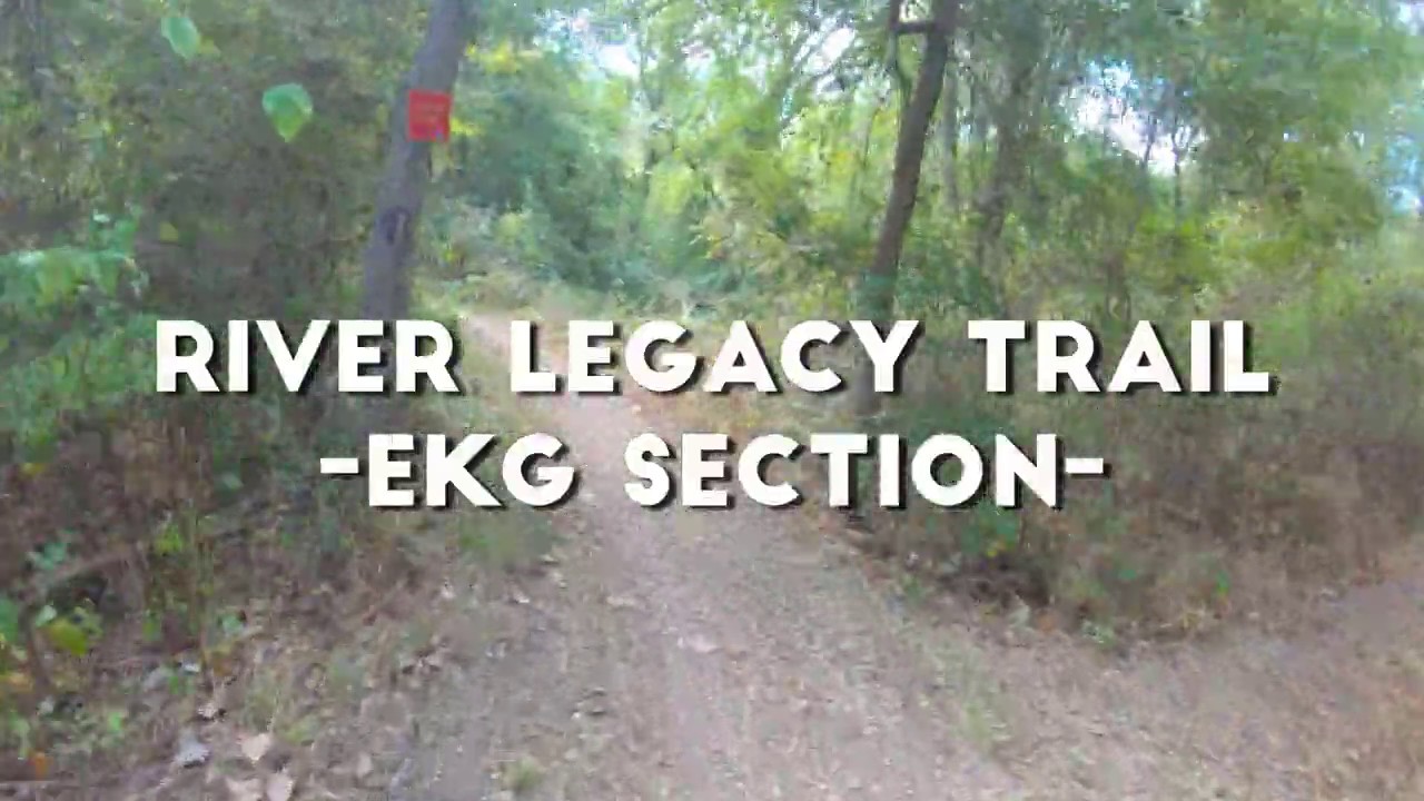EKG section at River Legacy Trail. Arlington TX.