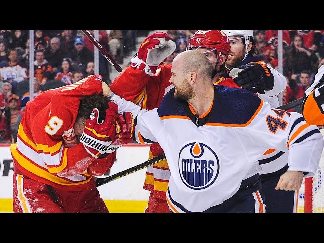 Gloves Drop, Haymakers Fly As Heavyweight NHL Tilt Ends In Knockout