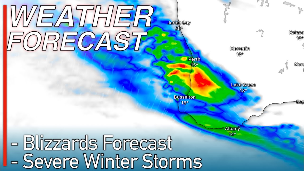 Strong Storms and Intense Rainfall are Forecast to Lash Perth Next Week ...
