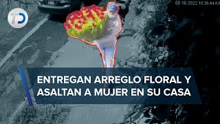 Ladrones fingen entregar arreglo floral para asaltar una casa en Benito Juárez