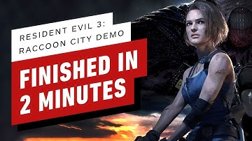 The Resident Evil 3 Demo Can Be Finished in 2 Minutes