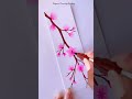 cherry blossom || Easy painting ideas   #CreativeArt #Satisfying
