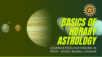 Learn Horary Astrology Basics in KP Astrology
