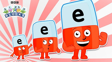 👏 Excellent Alphablock E | Letter of the Week | Learn to Spell | @Alphablocks