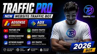 New Website Traffic Bot 2026 | AdSense Loading, AdX Method, Keyword Ranker & SEO🔥