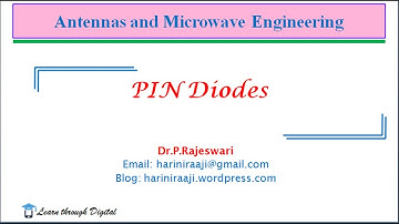 PIN diode #microwave engineering # EC8701# Antennas and Microwave engineering