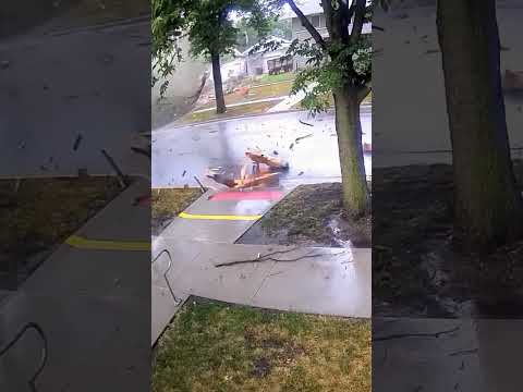 Terrifying lightning strikes destroy a U.S city.The last video will blow your mind #usa