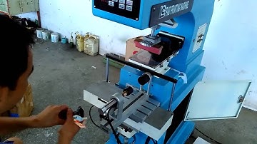 rotary one color pad printing machine, one color pad printer for round object