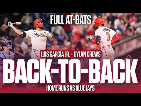 Luis García Jr. + Dylan Crews Back-To-Back Homers | Full At-Bats