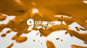 Paint splash Animated Logo Intro