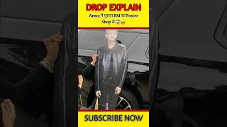 Army ने चुराया RM का Poster Shop से 😱🤣 #shorts #bts #kpop #rm #dropexplain