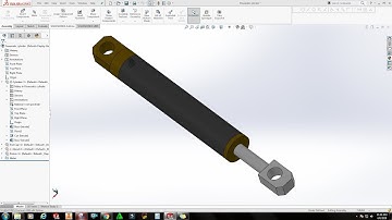 How to design Pneumatic  Cylinder in Solidworks