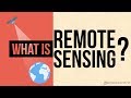 What is remote sensing understanding remote sensing