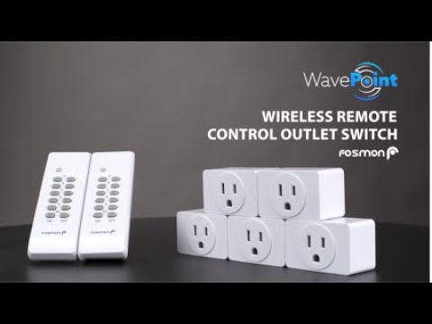 Wireless Outlet Plug with Wall Switch & Braille (On/Off) Mark