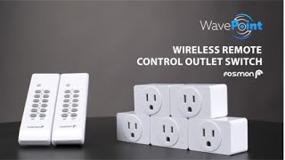 BN-LINK Wireless Remote Control Outlet (1 Remotes + 3 Outlets) Value Pack