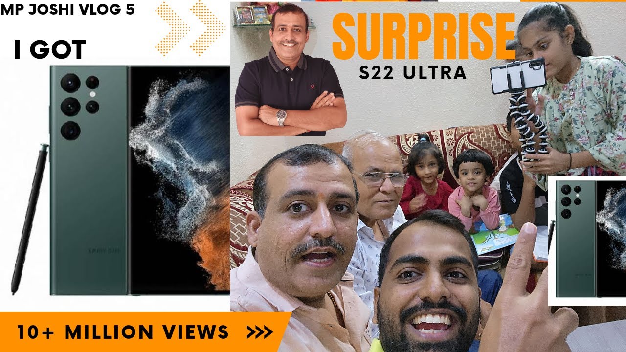 I got surprise 😮 samsung galaxy s22 ultra green color from my brother 👌 I s22 ultra | mp joshi vlog5