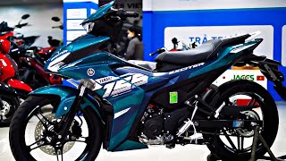 2024 YAMAHA SNIPER 155 ABS VERSION LOOK STUNNING IN CYAN BLUE COLOR OPTION