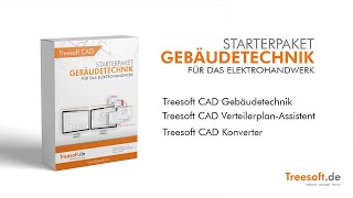 Starterpaket Treesoft CAD Gebäudetechnik für das Elektrohandwerk