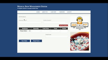 Medical Shop Management System Mini Project | Java JSP Servlet Project | Java JSP CRUD Project