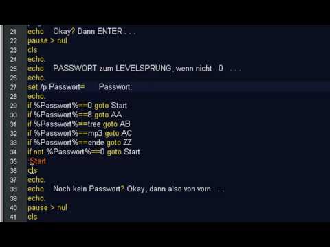 Das eigene Quiz und Batch Grundlagen 2von3 - 018